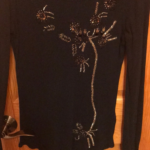 Lucky Brand Navy Long Sleeve - Picture 2 of 3